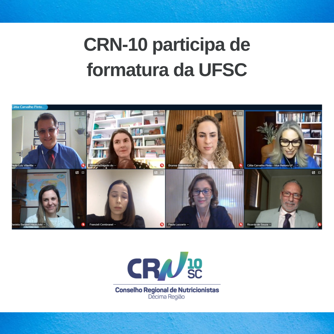 CRN-10 participa de formatura da UFSC