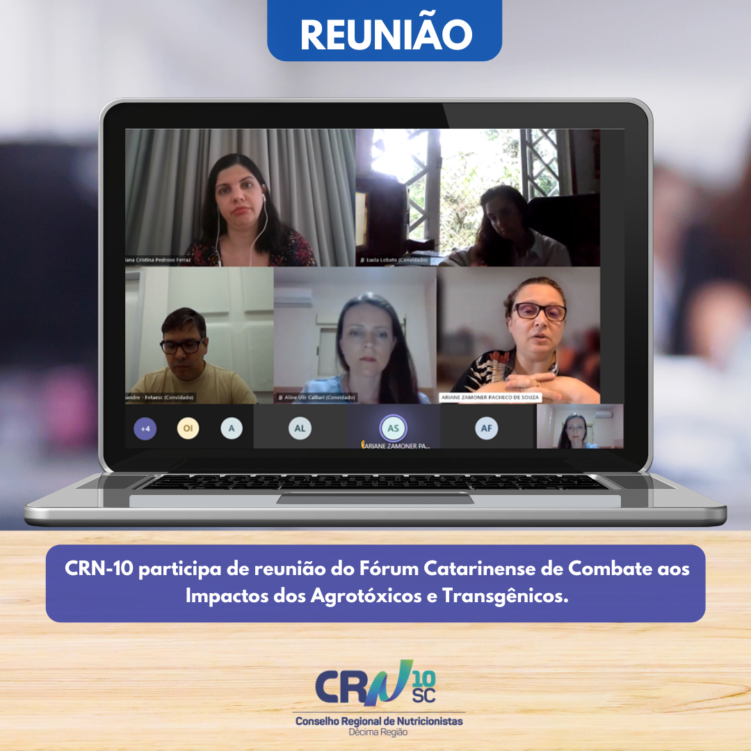 CRN-10 participa de reunião do Fórum Catarinense de Combate aos Impactos dos Agrotóxicos e Transgênicos