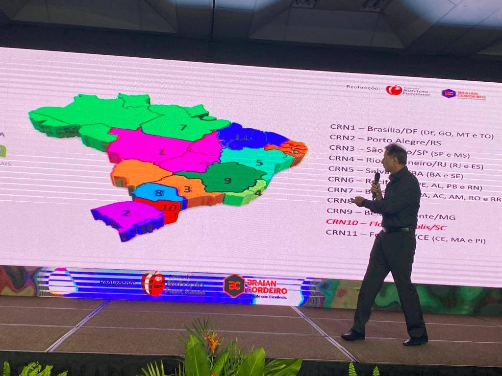 Vice-presidente do CRN-10 fez palestra no III Congresso Sul Brasileiro de Nutrição Funcional