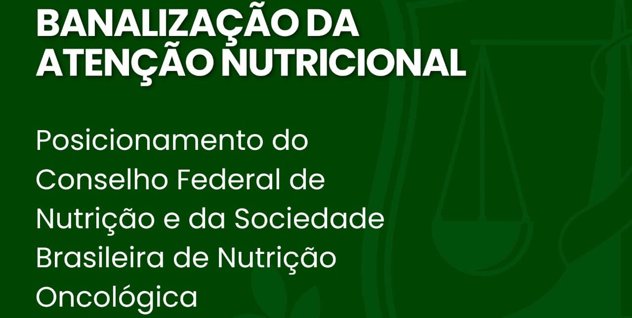 Resposta à BANALIZAÇÃO DA ATENÇÃO NUTRICIONAL